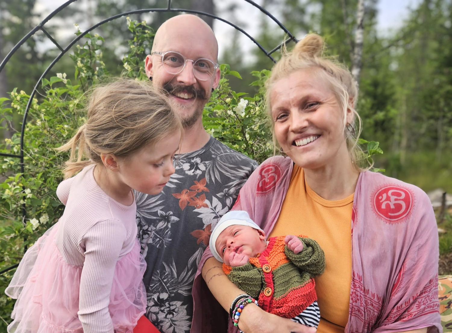 Mötet med vår årsvinnare: Julia och lille Sigge från Småland
