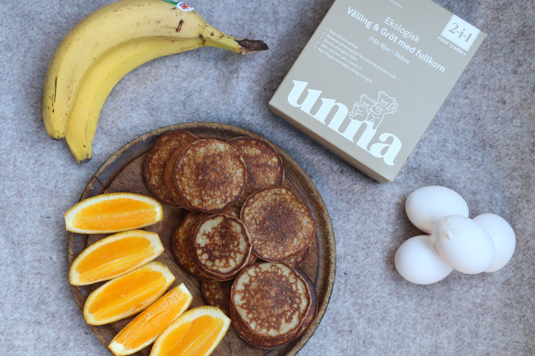 Näringsrika bananpannkakor
