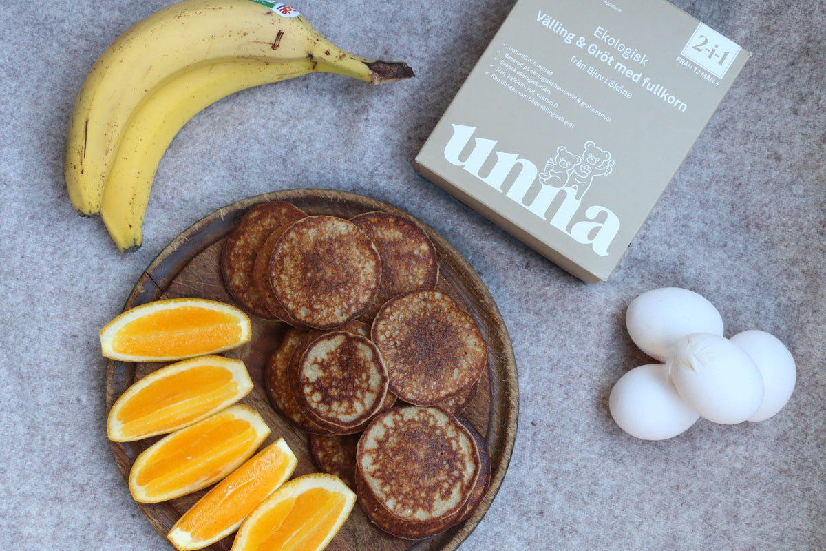 Näringsrika bananpannkakor