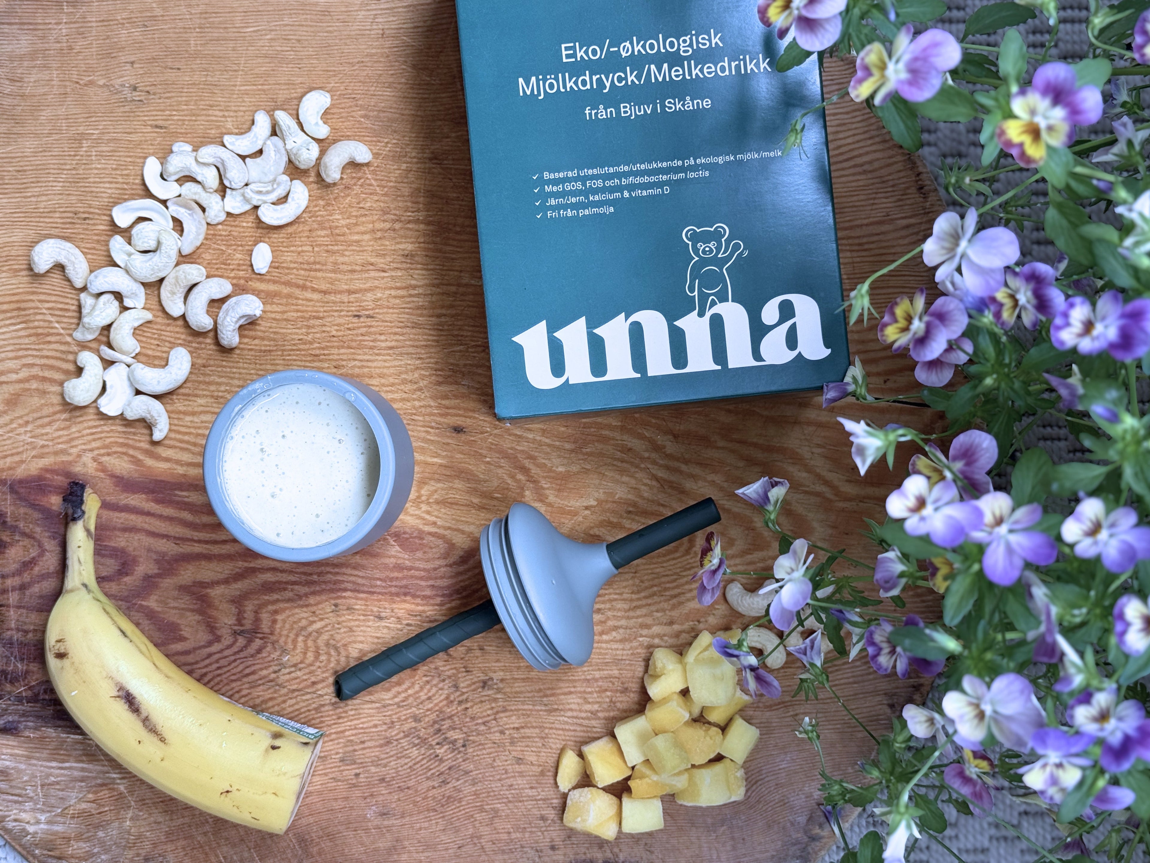 Svalkande mangosmoothie för de minsta (från 1 år)