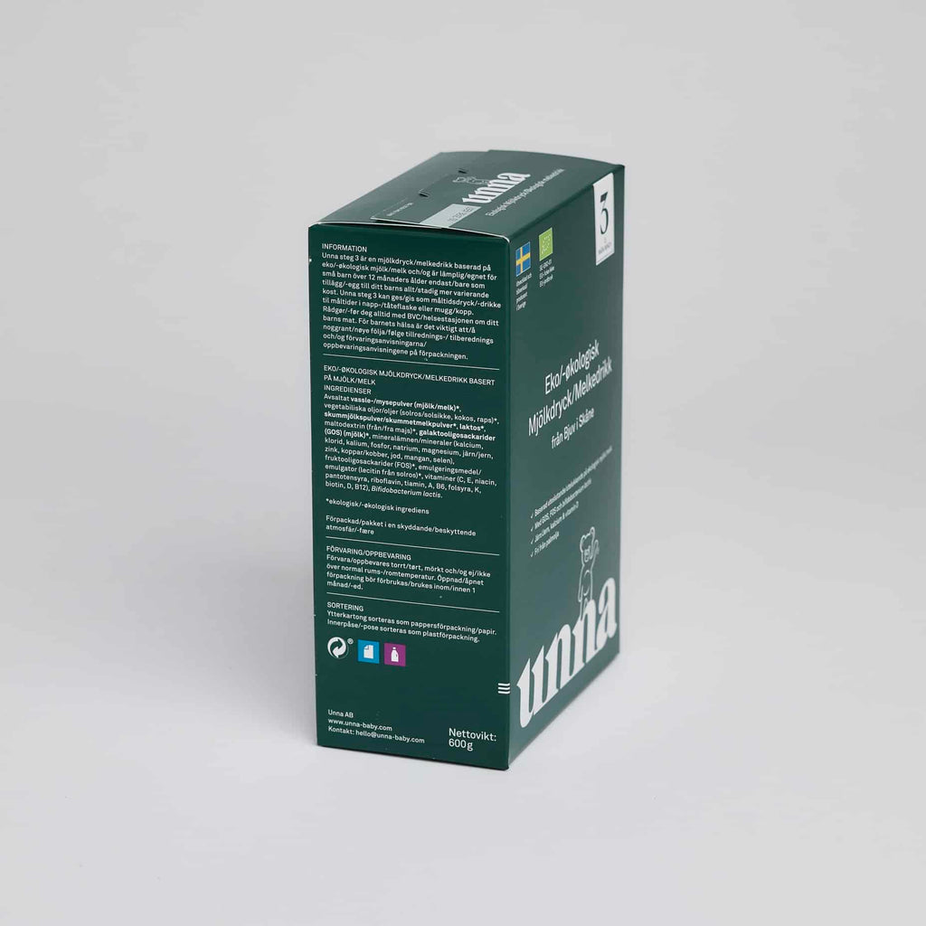 Mjölkdryck 600g Ekologisk - Steg 3