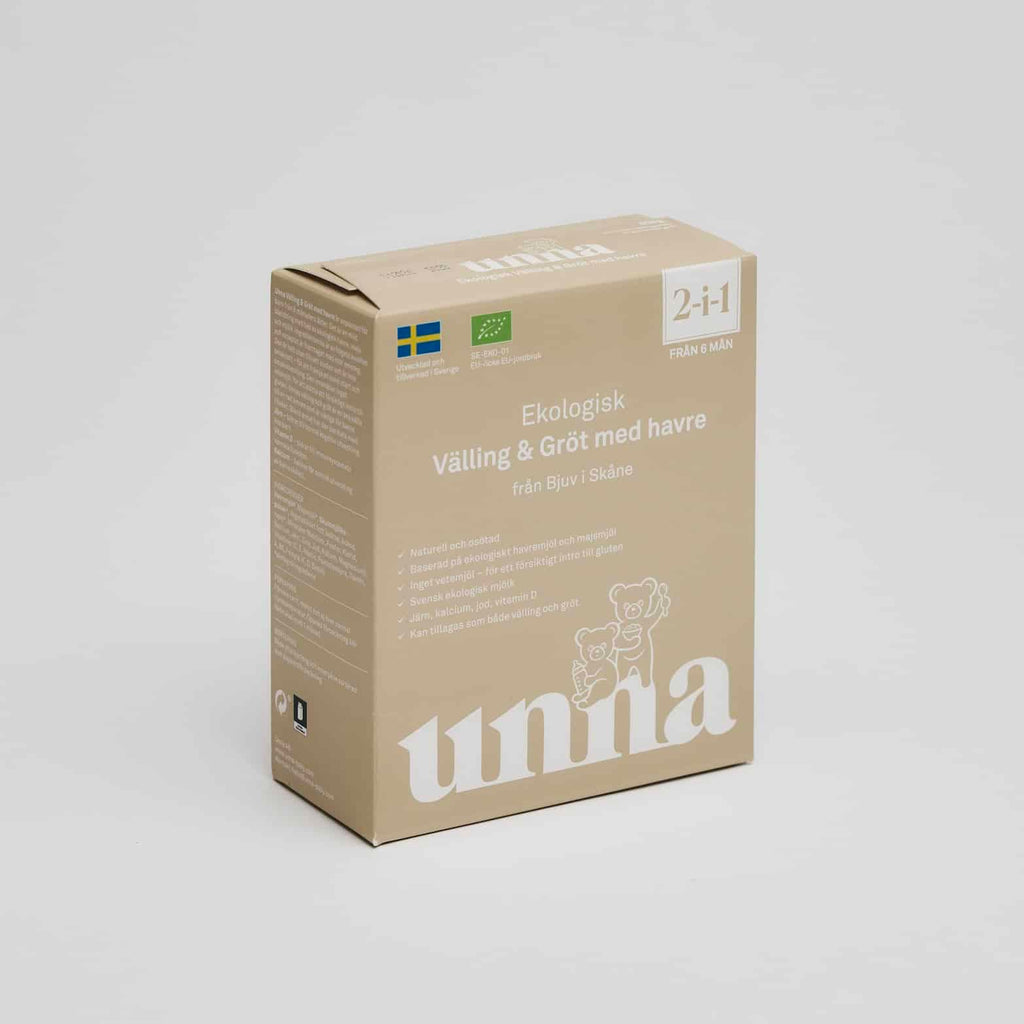 Ekologisk välling & gröt med havre, 6 mån