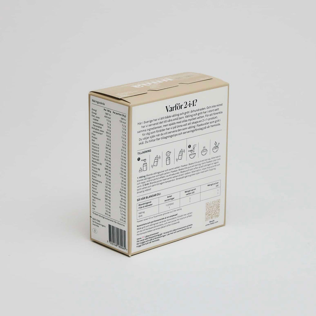 Ekologisk välling & gröt med havre, 6 mån